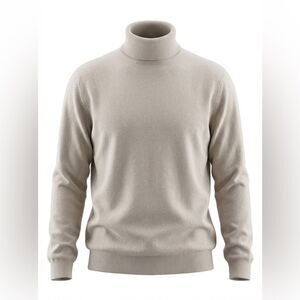 Lord & Taylor women’s Cream Turtleneck Sweater size XL